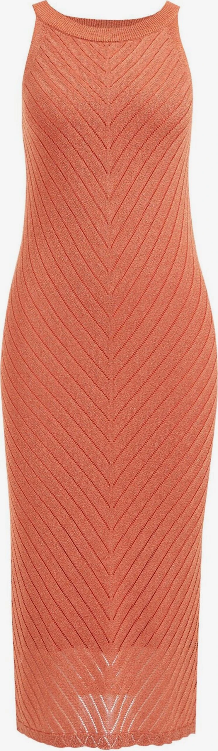 WE FASHION Robes Robes En Maille Femme Orange 3 WE FASHION Robes Robes En Maille Femme Orange