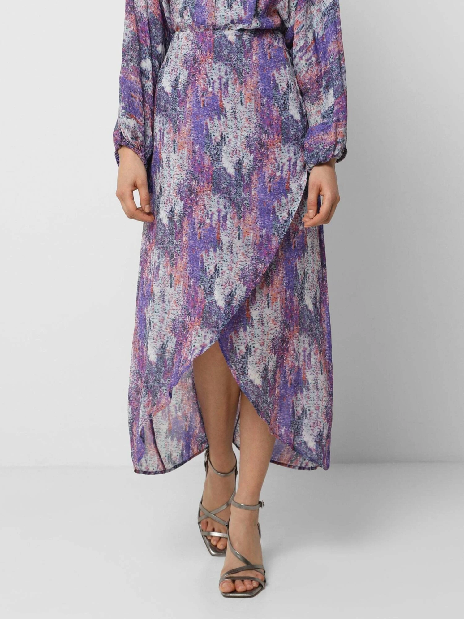 Scalpers Jupes Longues Jupe Femme Violet / Lilas 5 Scalpers Jupes Longues Jupe Femme Violet / Lilas – Image 3