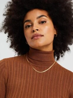 WE FASHION Robes Robes En Maille Femme Marron -Edited You Boutique 02553c37eef331f7720347844faea6e7