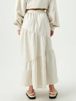 Jupes Longues Jupe EVANS Femme écru 11 Jupes Longues Jupe EVANS Femme écru -Edited You Boutique 036af58c031083bc583c5b2fcc7122e3