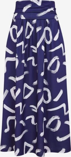 HotSquash Jupes Longues Jupe Femme Bleu Foncé