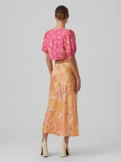 Vero Moda Jupes Longues Jupe HEART OLI Femme Orange Clair -Edited You Boutique 045cbfb05d6211dd09dfe548711f3af0 1