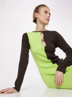 Robes Robes En Maille Joa Femme Marron / Roseau -Edited You Boutique 058d650456ea281bbf4dcefa06256641