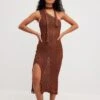 NA-KD Robes De Plage Vêtement De Plage Femme Bronze -Edited You Boutique 0631c9cd53da5541c2478dfdbec1a883