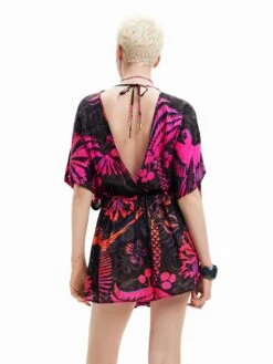 Desigual Robes De Plage Vêtement De Plage Samui Femme Noir -Edited You Boutique 06ea9fc0a800afcebf12146ac75e9f73