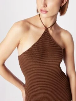 NLY By Nelly Robes Robes En Maille Femme Marron Châtaigne -Edited You Boutique 07fdb2cf59acf7e4f5f3b58a9f7b201a