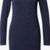ESPRIT Robes Robes En Maille Femme Bleu Marine -Edited You Boutique 088804d85d22130fe7900b6d85ffc21e