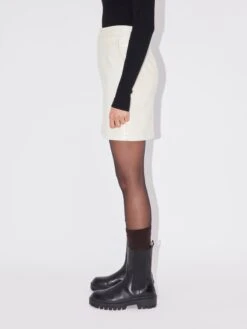 Mini-jupes Jupe Danielle Femme Blanc Cassé -Edited You Boutique 09f9f1427305a64689c39135a41b1005