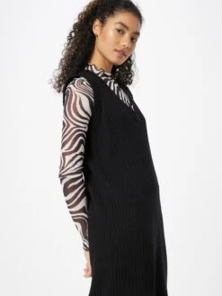 Fransa Robes Robes En Maille SALLY Femme Noir -Edited You Boutique 0cf2baff030e7263aac0b413ab2dcfa1