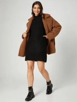 Robes Robes En Maille Mara Femme Noir -Edited You Boutique 0e1dc5368ed76ad6394b332c760ae94a