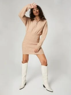 Robes Robes En Maille Hydrangea Femme Beige Chiné -Edited You Boutique 11726b26de5ee6f9a28e992cea5f9801