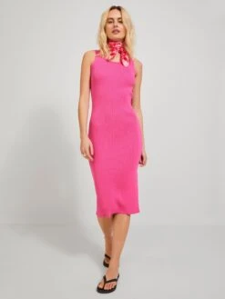 JJXX Robes Robes En Maille April Femme Pitaya -Edited You Boutique 131538943b173d0134639c30631a82d5