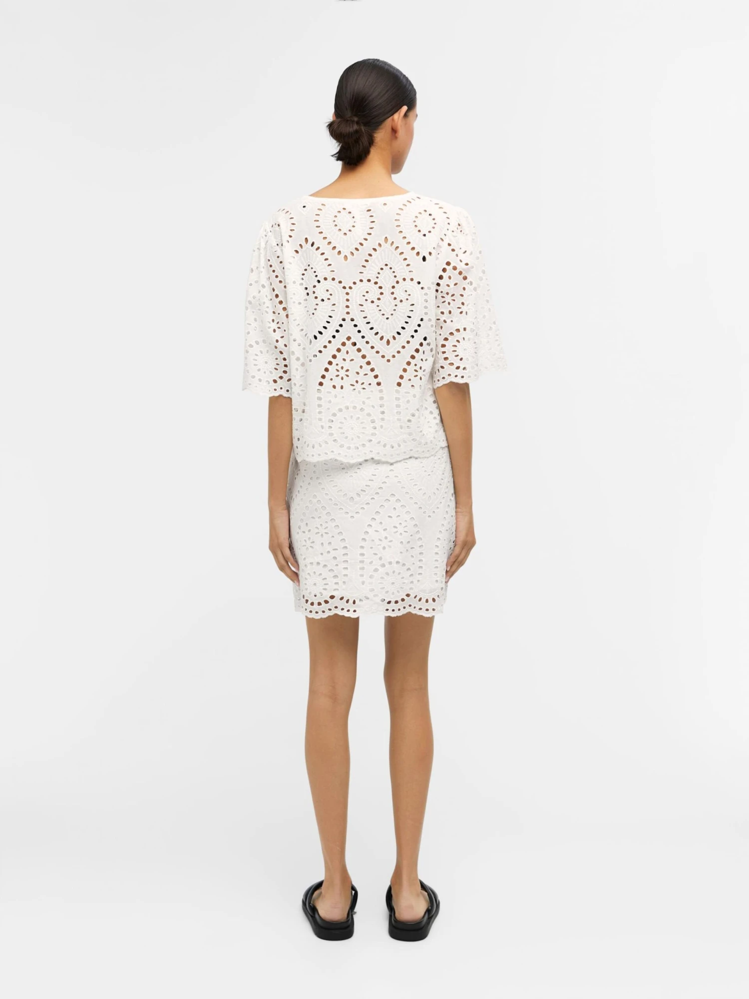 Object Mini-jupes Jupe Tugi Femme Blanc 5 Object Mini-jupes Jupe Tugi Femme Blanc – Image 3