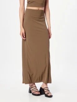 Gina Tricot Jupes Longues Jupe Femme Noisette -Edited You Boutique 13a331151e3a53ce5200bf62064be38e