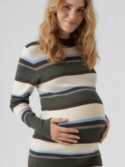 Mamalicious Robes Robes En Maille Casey Femme Gris Clair -Edited You Boutique 1438e349e521950e373a3922239df5b2