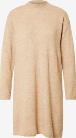 Minimum Robes Robes En Maille Patriona Femme Beige Clair