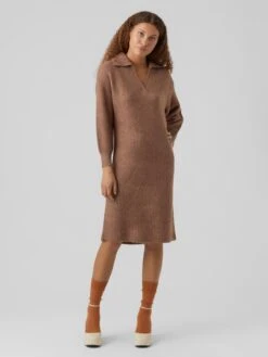 Vero Moda Robes Robes En Maille Filene Femme Marron 9 Vero Moda Robes Robes En Maille Filene Femme Marron -Edited You Boutique 17ce623a5d0715bee24526613db1bb3b
