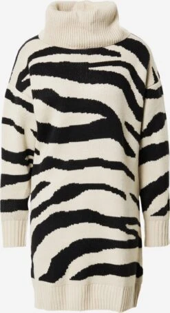 RIVER ISLAND Robes Robes En Maille COMET CABLE JUMPER Femme écru