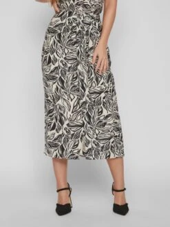 Vila Jupes Longues Jupe Femme Noir / Blanc -Edited You Boutique 1c09d85c58b6e6e44c7c2af5b52f04ca