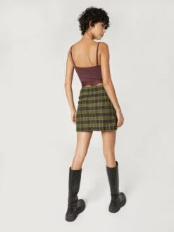 Mini-jupes Jupe Agnes Femme Vert -Edited You Boutique 1c273ac7c22ef133c8ebcfed48c7ac75