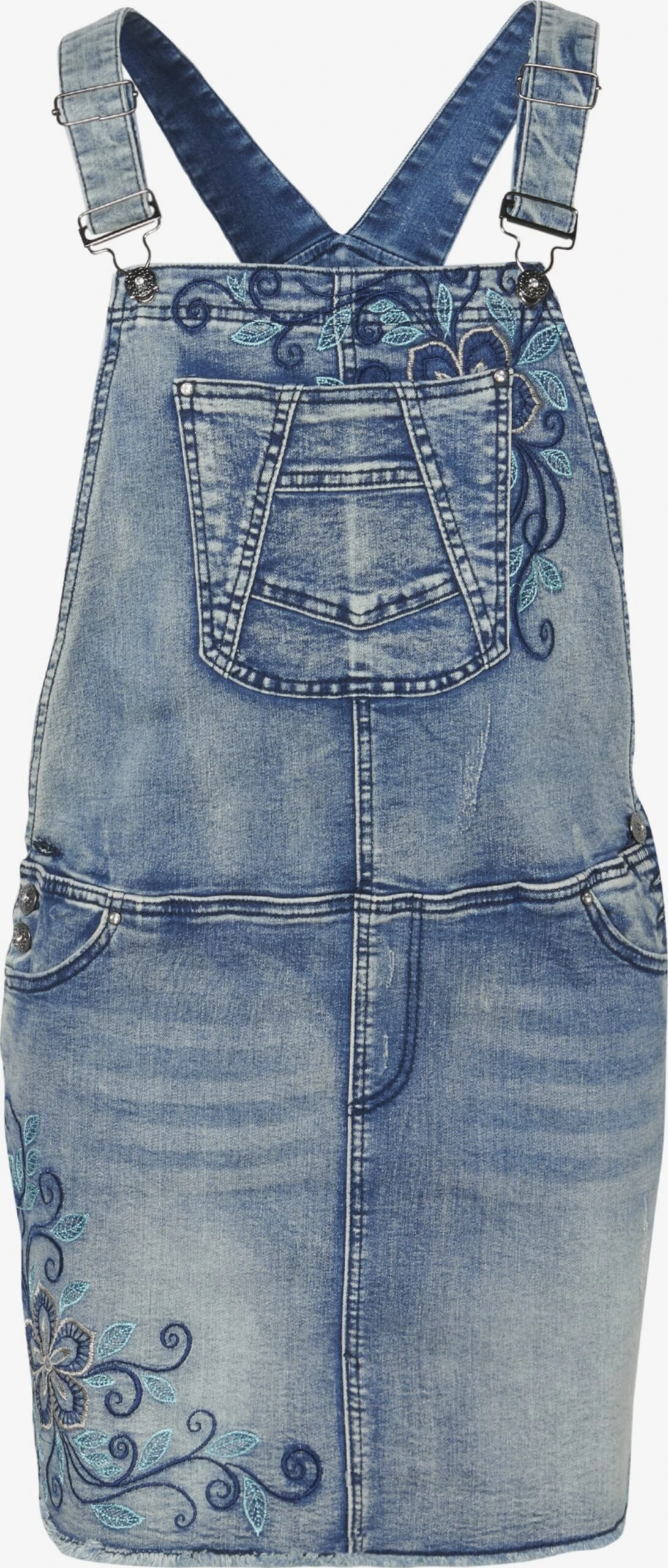 Koroshi Mini-jupes Jupe-salopette Femme Bleu Marine / Bleu Clair 3 Koroshi Mini-jupes Jupe-salopette Femme Bleu Marine / Bleu Clair