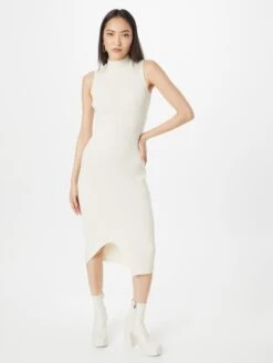 Robes Robes En Maille Femme Blanc Cassé -Edited You Boutique 1da1887bdb3c17d2f9d0a0552210efda