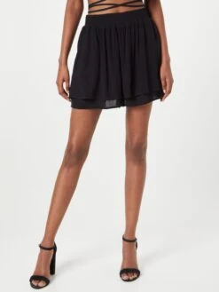 About You Mini-jupes Jupe Ginny Femme Noir -Edited You Boutique 21f4a0c3fbd102df92ff9d998186edc2