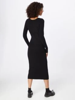 Robes Robes En Maille Lela Jenner Femme Noir -Edited You Boutique 22a64974870d0543d00504960d8245db