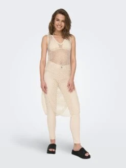 ONLY Robes De Plage Vêtement De Plage Femme Beige -Edited You Boutique 23b84abb26f2b1060cf882a03816857f