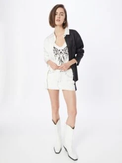 Edikted Mini-jupes Jupe Femme Blanc -Edited You Boutique 242fde2cd4a49c27d817362051c51319