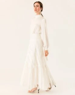 IVY OAK Jupes Longues Jupe Femme Blanc / Blanc Naturel 15 IVY OAK Jupes Longues Jupe Femme Blanc / Blanc Naturel -Edited You Boutique 24e2707ae6280c0cc6c216f06c20ad94