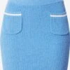 WEEKDAY Mini-jupes Jupe Emery Femme Bleu Ciel -Edited You Boutique 2699c34bf75181016045c8260610ed29