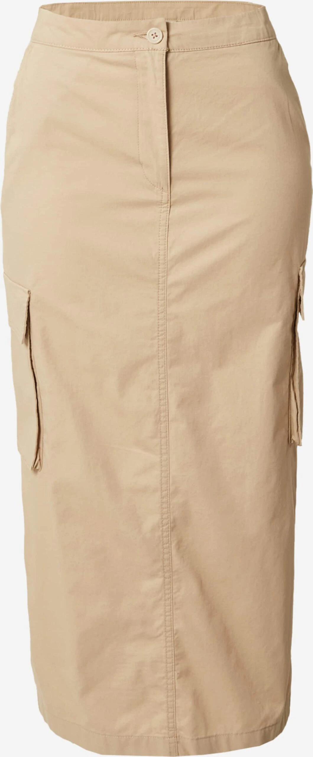 Monki Jupes Longues Jupe Femme Beige 3 Monki Jupes Longues Jupe Femme Beige