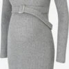 Robes Robes En Maille GIULIA Femme Gris Clair -Edited You Boutique 28d913f87e99fe3e23329f00cff65b06