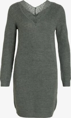 Vila Robes Robes En Maille Glacy Femme Vert Foncé