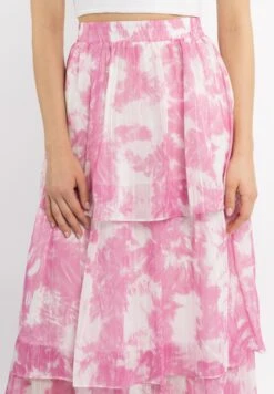 IZIA Jupes Longues Jupe Gaya Femme Rose -Edited You Boutique 2b090ebec44fbc42fd59fced66c0e06c