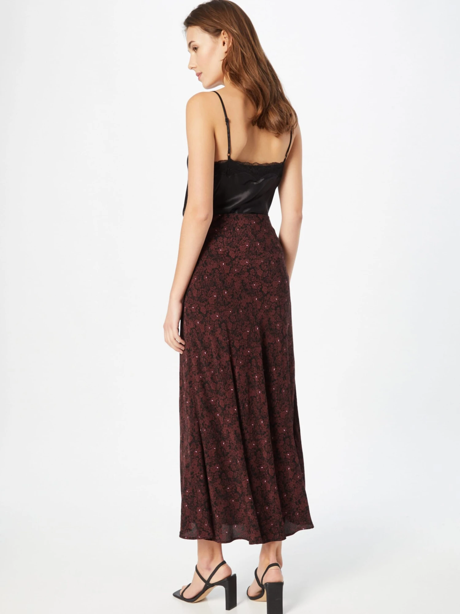 Gestuz Jupes Longues Jupe Isa Femme Chocolat 6 Gestuz Jupes Longues Jupe Isa Femme Chocolat – Image 4