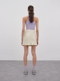 EDITED Mini-jupes Jupe Danna Femme Beige Clair -Edited You Boutique 2c83f676437552f548b1a5077424e367