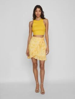 Vila Mini-jupes Jupe Limia Eva Femme Jaune / Jaune Pastel -Edited You Boutique 2de0e375619c3754a53cf06bdab4062c