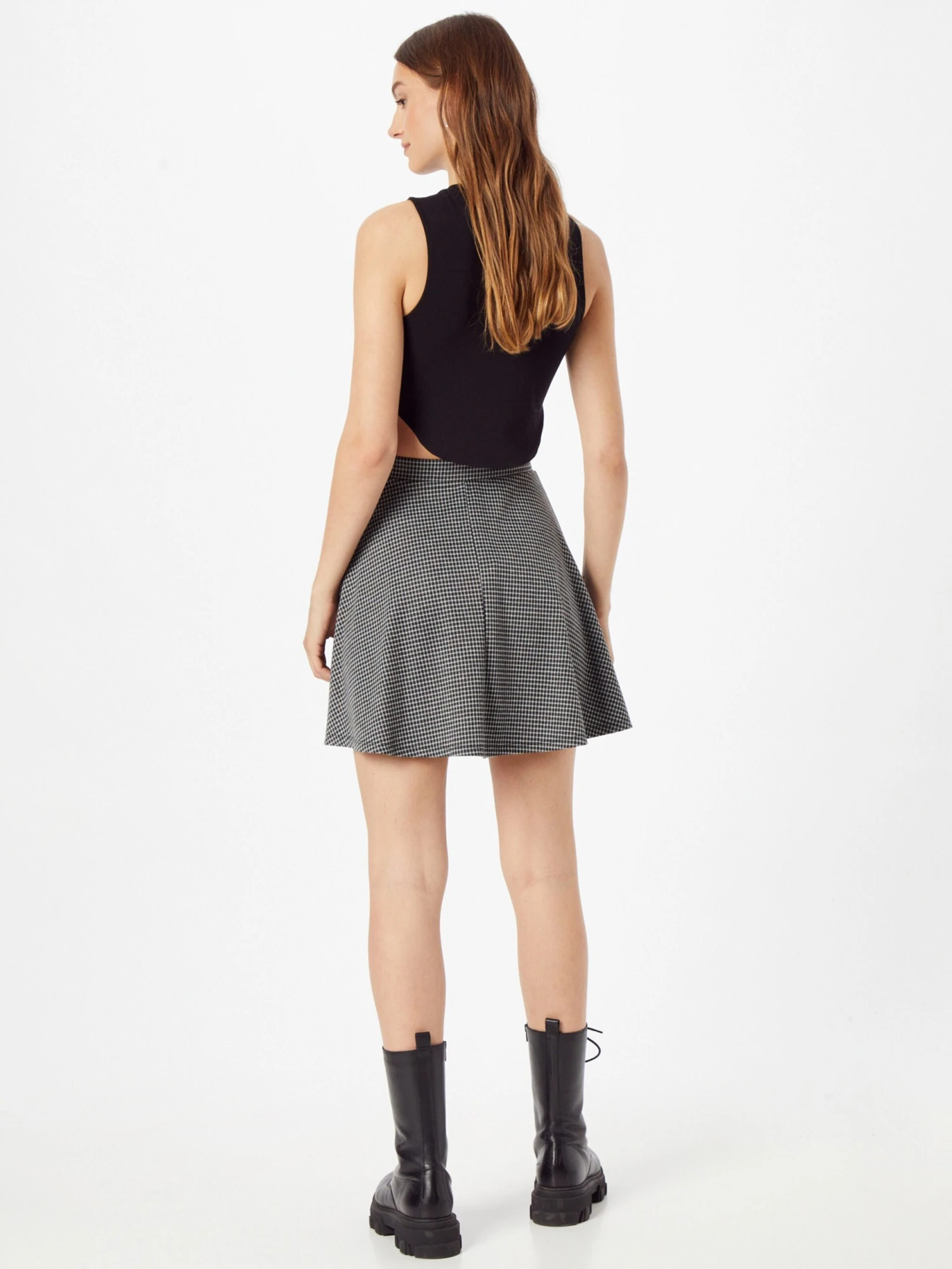 ONLY Mini-jupes Jupe Lina Femme Noir / Blanc 6 ONLY Mini-jupes Jupe Lina Femme Noir / Blanc – Image 4