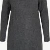 Zizzi Robes Robes En Maille Femme Gris Foncé -Edited You Boutique 30001a1b515f99a642cd49d9cd0ebeb2