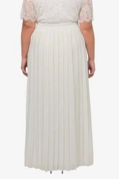 Ulla Popken Jupes Longues Jupe Femme Blanc Cassé -Edited You Boutique 30dc301923cf12144ee79dffd43872f7