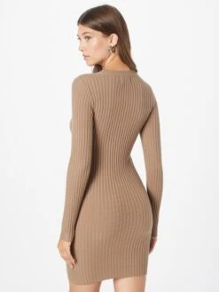 Pieces Robes Robes En Maille Crista Femme Marron -Edited You Boutique 310e7291f02f6a2dc8cf095a85692007