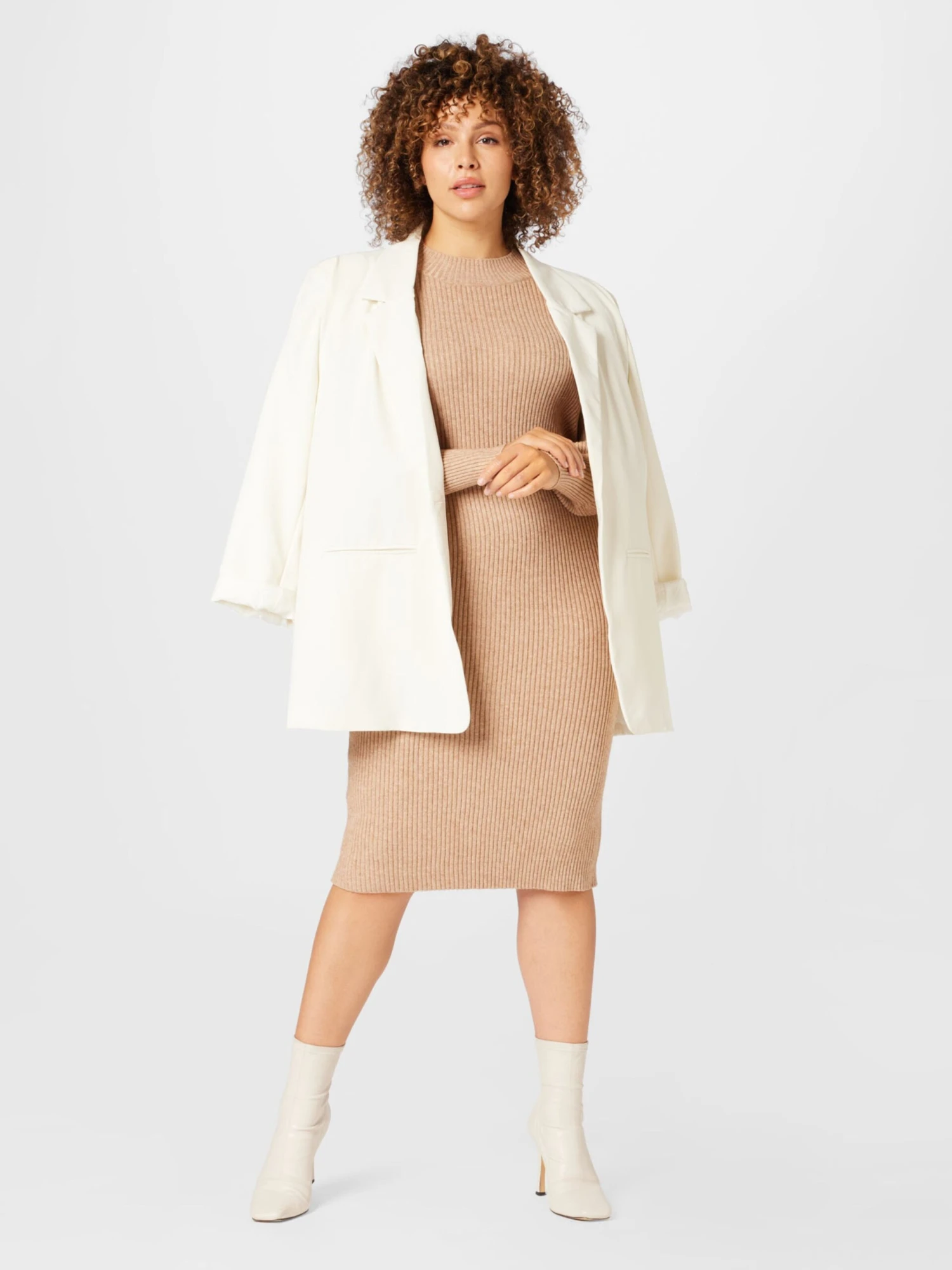 Robes Robes En Maille KATIA Femme Beige Chiné 7 Robes Robes En Maille KATIA Femme Beige Chiné – Image 5