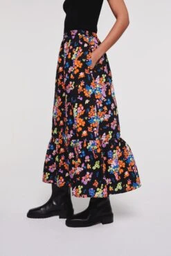 Jupes Longues Jupe Hallow Femme Noir