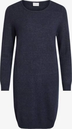 Vila Robes Robes En Maille Ril Femme Marine