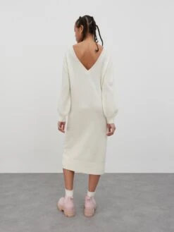 EDITED Robes Robes En Maille Neriah Femme Beige -Edited You Boutique 34617bc9a15303118827fe0639e6d88b