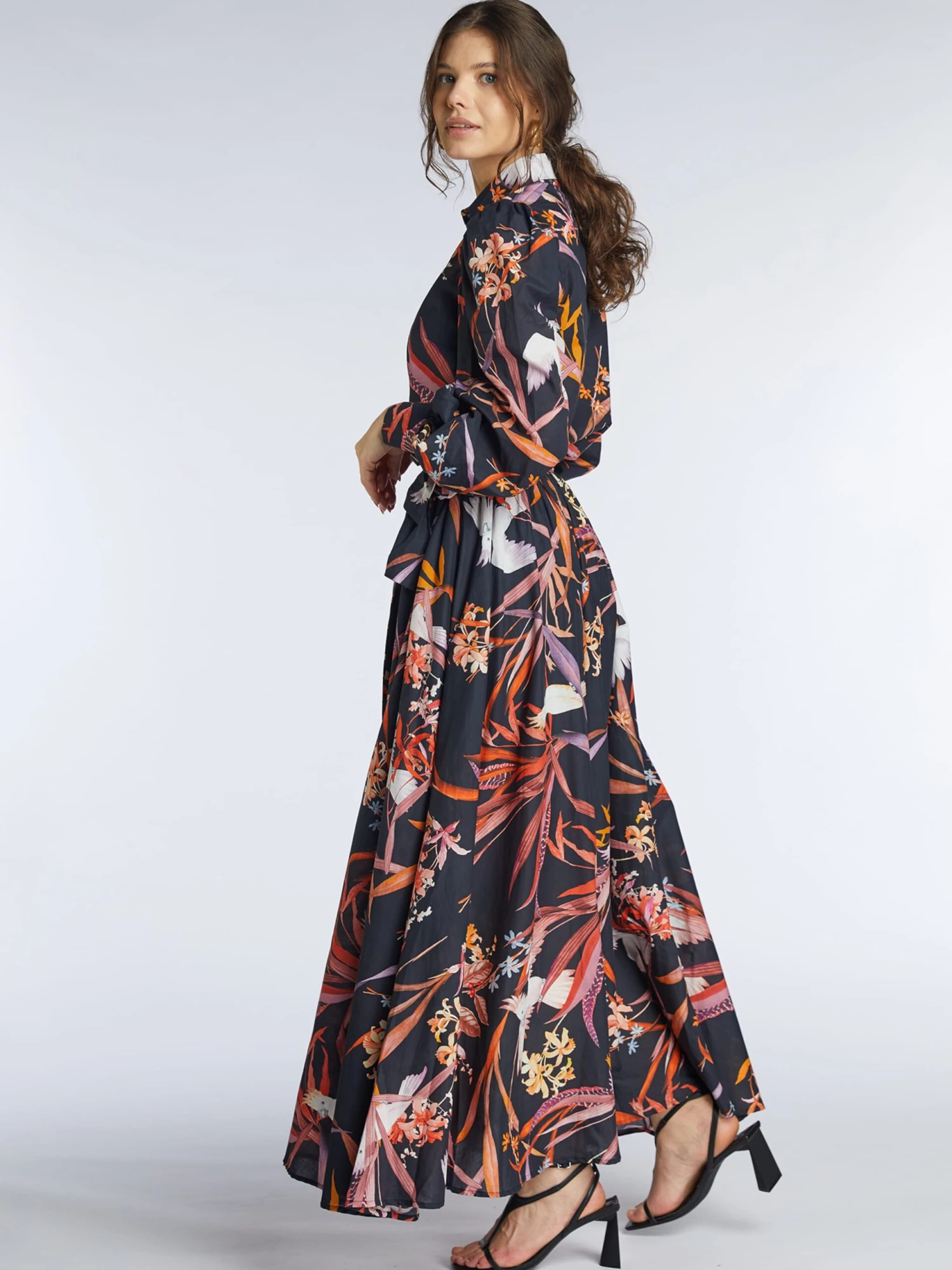 Jupes Longues Jupe KAGU Femme Noir 6 Jupes Longues Jupe KAGU Femme Noir – Image 4