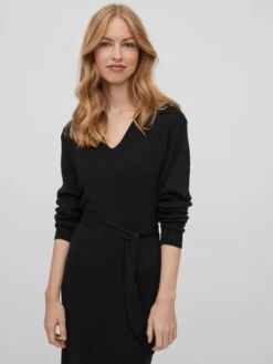 Vila Robes Robes En Maille Marla Femme Noir -Edited You Boutique 37ba7ea645d8cede1fa89f09ee7e827b