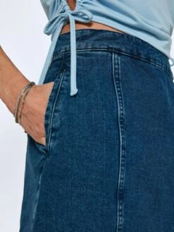 Noisy May Mini-jupes Jupe PERI Femme Bleu -Edited You Boutique 38783b8cd568d443966017611446363b